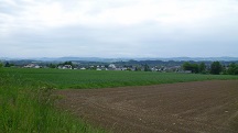 Fernblick zurck nach Blindenmarkt