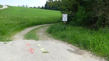  Blick auf die Wanderstrecke
