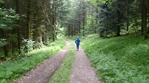  Blick auf die Wanderstrecke