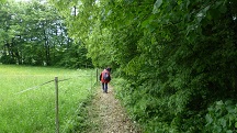  Blick auf die Wanderstrecke 