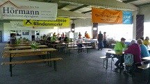 Blick in der Start-/Zielraum