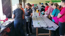 Blick in der Start-/Zielraum