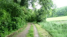  Blick auf die Wanderstrecke 