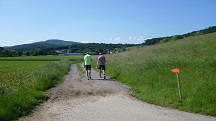  Blick auf die Wanderstrecke 