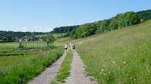  Blick auf die Wanderstrecke Richtung Drnhag 