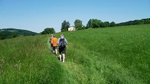  Blick auf die Wanderstrecke 