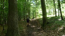  Blick auf die Wanderstrecke 