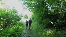  Blick auf die Wanderstrecke 