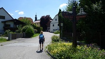  Blick auf die Marathon-Strecke in Kirchstetten 