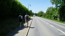 Wanderroute entlang der Wienerstrae in Neukirchstetten