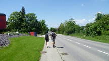Wanderroute entlang der Wienerstrae in Neukirchstetten