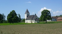  Blick zur Filialkirche hl. Martin in Lanzendorf 