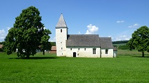  Blick zur Filialkirche hl. Martin in Lanzendorf 