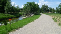  Wanderroute wieder entlang des Michelbachs 
