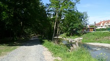  Blick auf die Wanderstrecke entlang des Michelbachs 