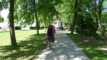  Blick auf die Wanderstrecke entlang des Michelbachs 