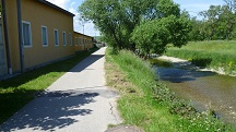  Blick auf die Wanderstrecke entlang des Michelbachs 