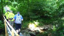  Blick zum Steg ber den Weichselbach 