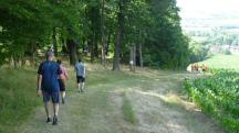  Blick auf die Wanderstrecke zur 2. SK 