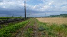 Blick auf die Wanderstrecke entlang der Franz-Josefs-Bahn