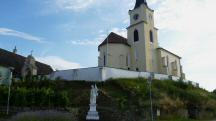 wieder ein Blick zur  Kath. Filialkirche hll. Philipp und Jakob in Glaubendorf