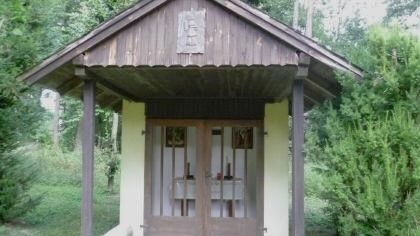  Blick zur Hubertuskapelle bzw Barbarakapelle 
