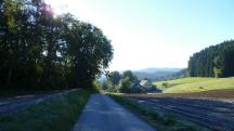  Blick auf die Wanderstrecke nach Reichenbach 