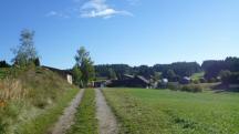 Blick auf die Wanderstrecke nach Oberrabenthan 
