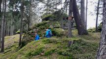  Blick auf die Wanderstrecke 