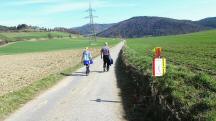  Wanderroute auf dem Planetenwanderweg 
