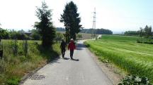  Blick auf die Wanderstrecke in Obernberg 