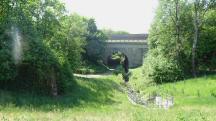 Fernblick zur Wanderstrecke und zur A1 Unterf�hrung 