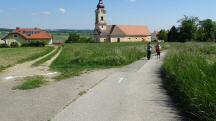  Blick auf die Wanderstrecke bei Zemling 