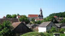  sch�ner Fernblick zur Pfarrkirche Zemling 