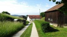  Blick auf die Wanderstrecke in Mechters 