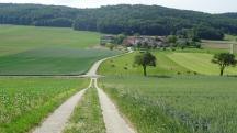  Blick auf die Wanderstrecke nach Dorfern 