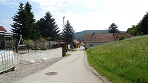  Blick auf die Wanderstrecke in D�rnhag 