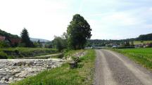  Blick auf die Wanderstrecke entlang des Michelbachs 