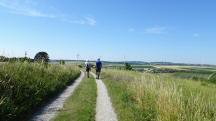  Blick auf die Wanderstrecke 
