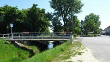 Blick zur Br�cke der Derschstra�e �ber den Taschlbach