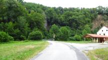  Wanderroute auf der Landstra�e nach Thal 