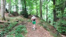 Blick auf die Wanderstrecke im Eselsteiggraben 