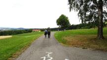  Blick auf die Wanderstrecke 