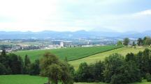 nochmals ein Fernblick nach St. Leonhard am Forst und zum �tscher