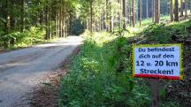  Infotafel f�r die Wanderer zur Wanderstrecke 