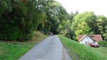 Blick auf die Wanderstrecke zur K+L in "Am Brand"