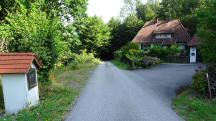 Blick auf die Wanderstrecke beim Hegerhaus (Am Brand 1)