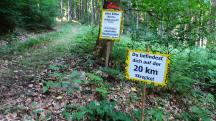  Infotafel f�r die Wanderer zur Wanderstrecke 