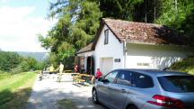  wieder bei der Labestelle im Weiler "Am Brand" 