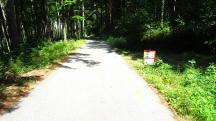  wieder bei der Streckenteilung Richtung Peilstein 